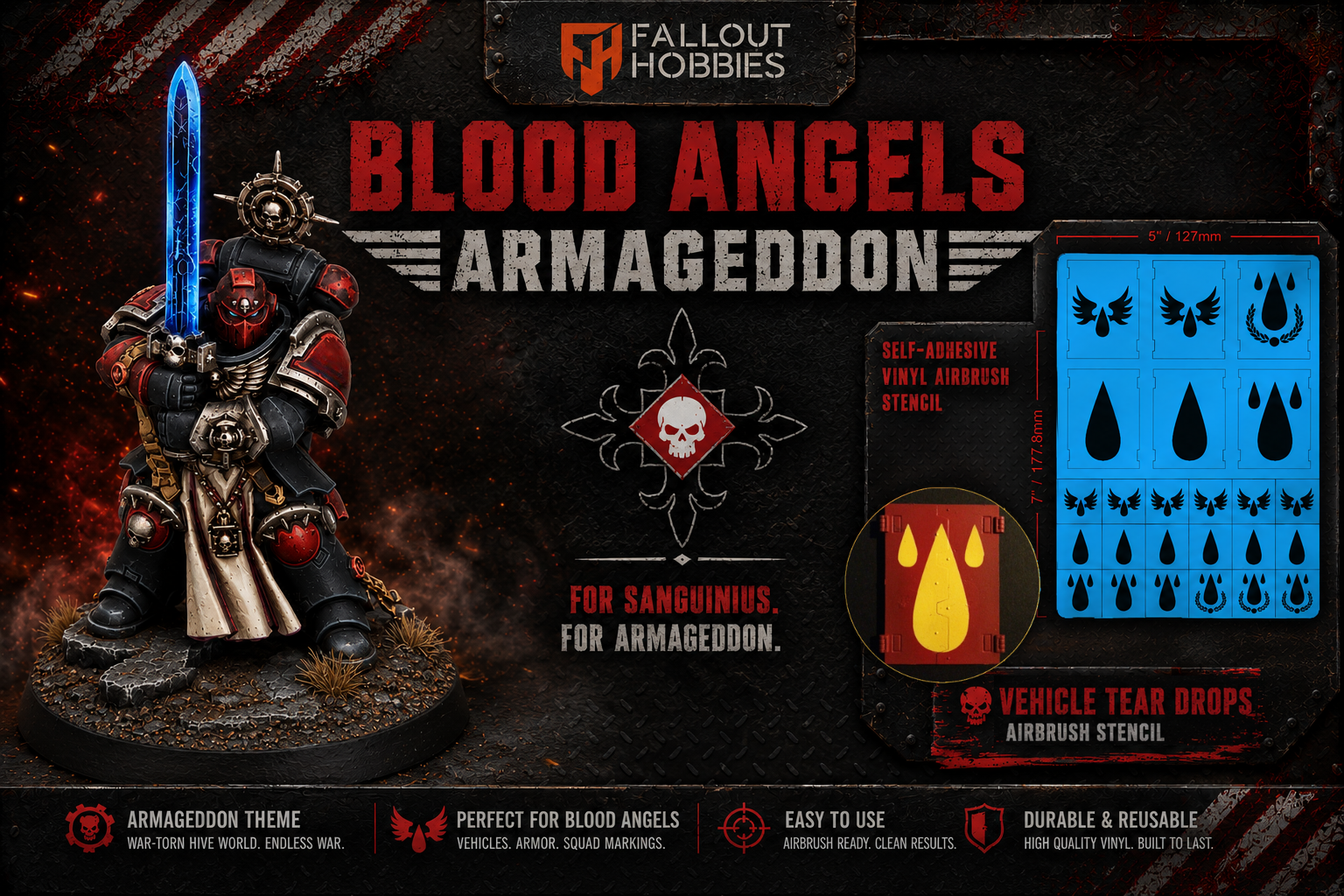 Armageddon Blood Angels banner