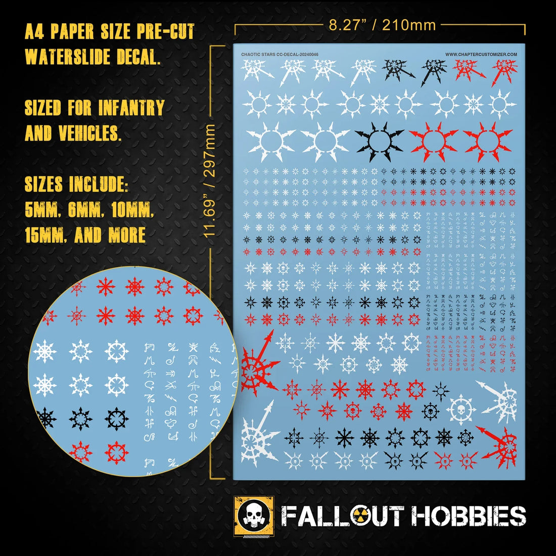 Waterslide Decals: Evil Chaotic