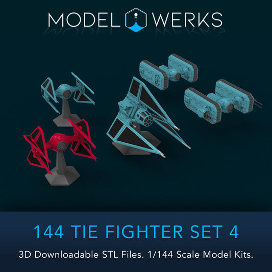 1/144 Tie Set 4 STL File Download
