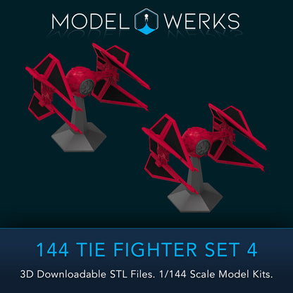 1/144 Tie Set 4 STL File Download