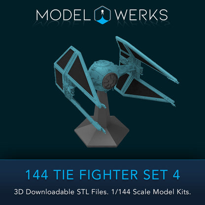 1/144 Tie Set 4 STL File Download