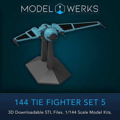 1/144 Tie Set 5 STL File Download