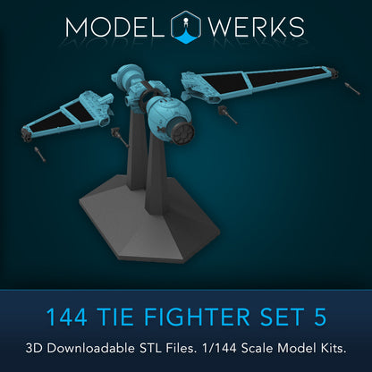 1/144 Tie Set 5 STL File Download