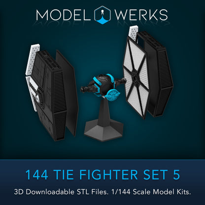 1/144 Tie Set 5 STL File Download