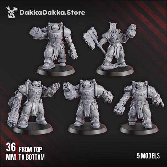 Ignisaurus Clan Destroyers x5 Resin Miniatures Set product image