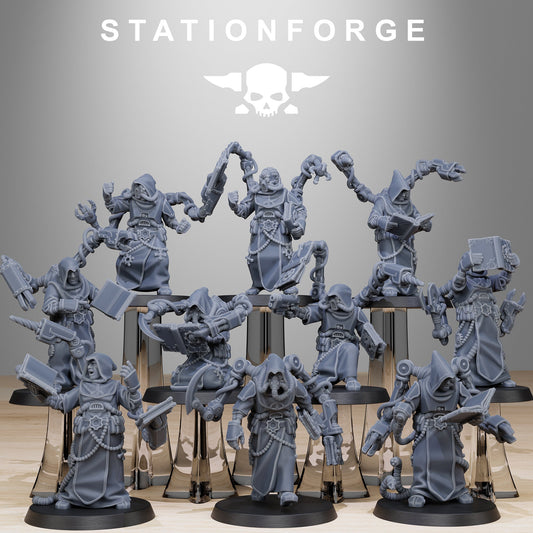 Scavenger Monks Resin Miniature Figure product image