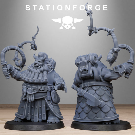 Corrupted Guard Dwarves Resin Miniature Figure alternate view 2