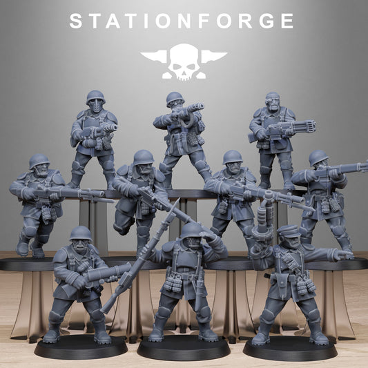 FreeGuard Infantry Resin Miniature Figure product image