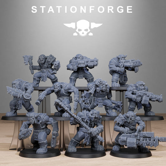 Orkaz Bros Infantry Resin Miniature Figure product image