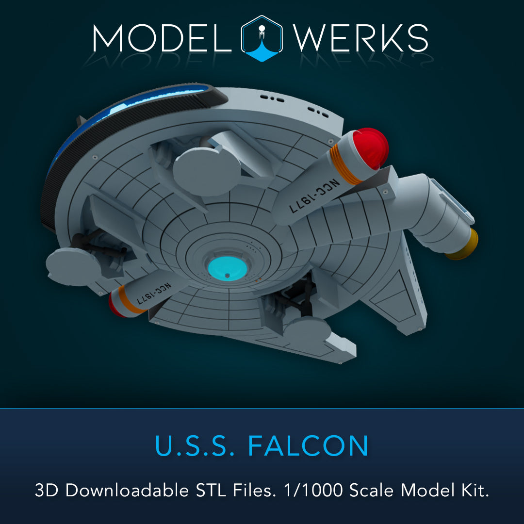 1/1000 USS Falcon STL [FREE DOWNLOAD]