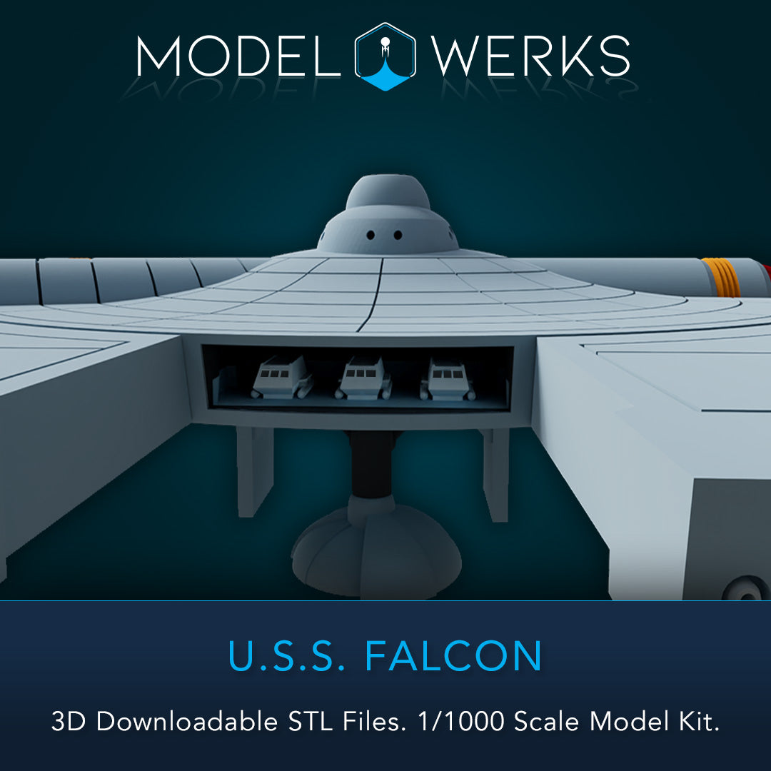1/1000 USS Falcon STL [FREE DOWNLOAD]