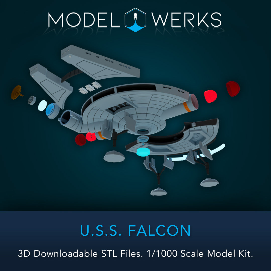 1/1000 USS Falcon STL [FREE DOWNLOAD]