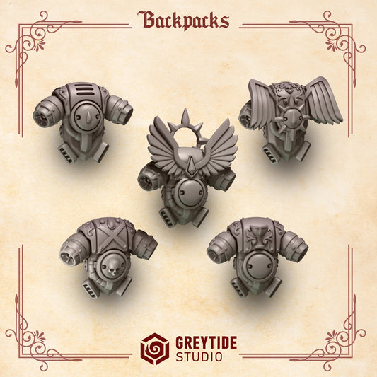 Crimson Lords Backpacks x10 Resin Upgrade Parts product image