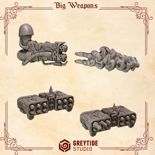 Crimson Lords Heavy Weapons Resin Upgrade Parts product image