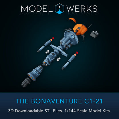 1/144 Bonaventure C1-21 STL File Download