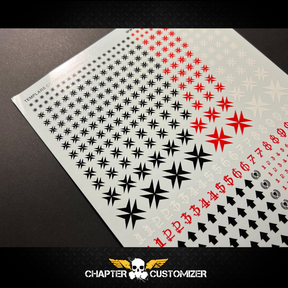Pre Decals Custom Templar Pre-Cut Waterslide Decal – Fallout Hobbies