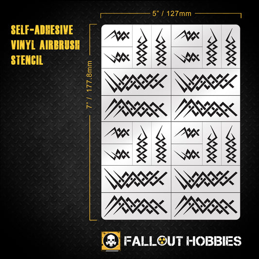 Elven Tribal Stencils – Fallout Hobbies
