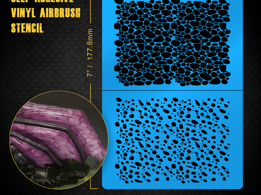 Skin Membrane Airbrush Stencil