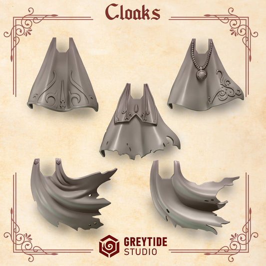 Crimson Lords Cloaks x10 Resin Upgrade Parts product image