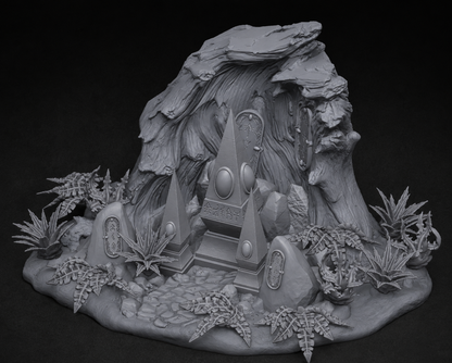 Elderbloom Terrain Set 1 – Physical Resin Alien Jungle Terrain Kit