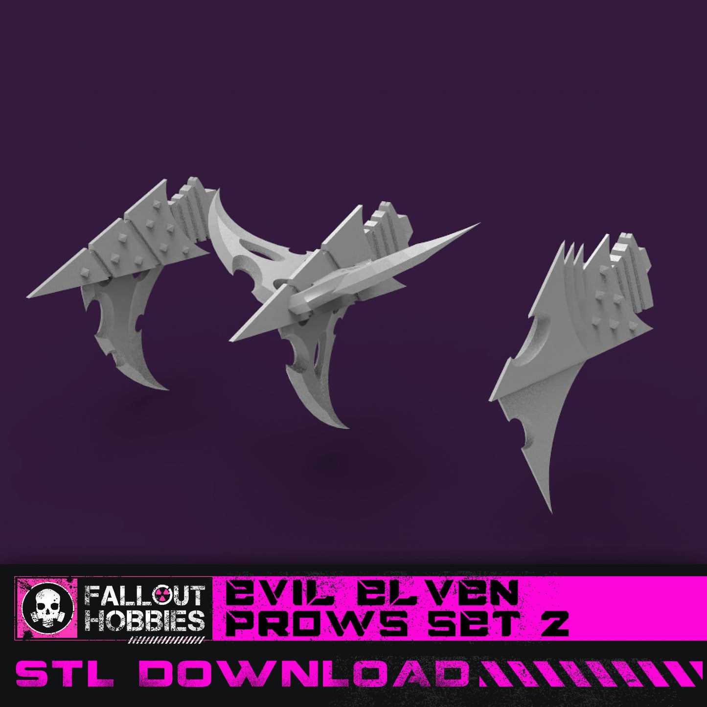 Evil Elven Fleet Upgrade Bundle STL File Download