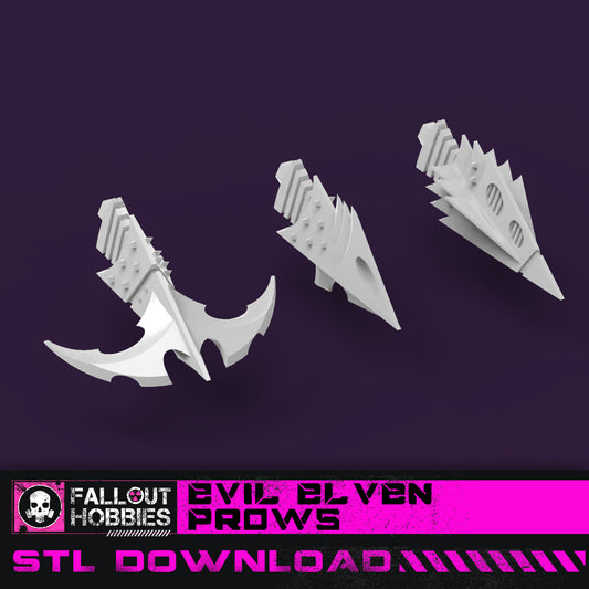 Evil Elven Fleet Upgrade Bundle STL File Download