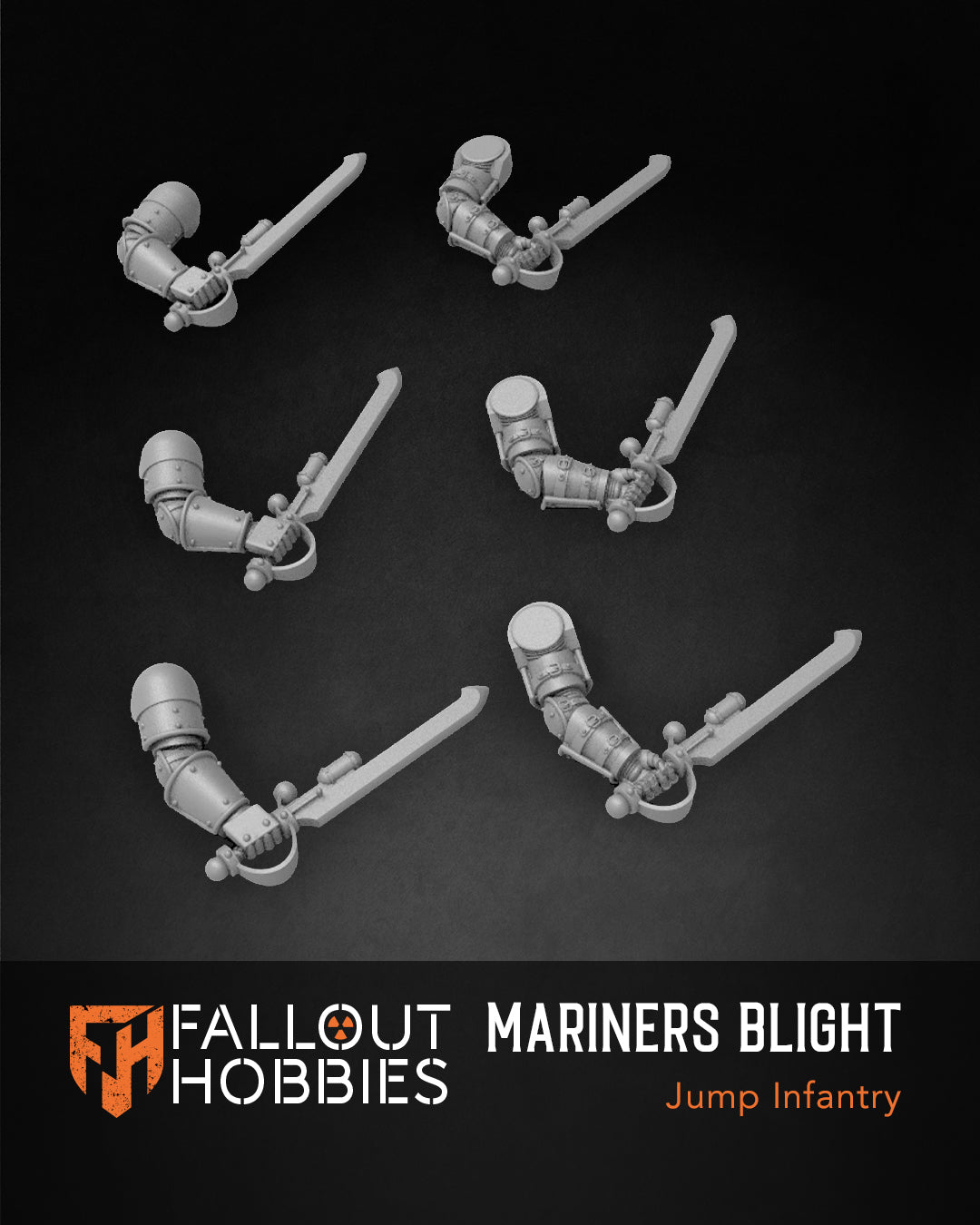 Mariners Blight Sprunginfanterie STL-Set