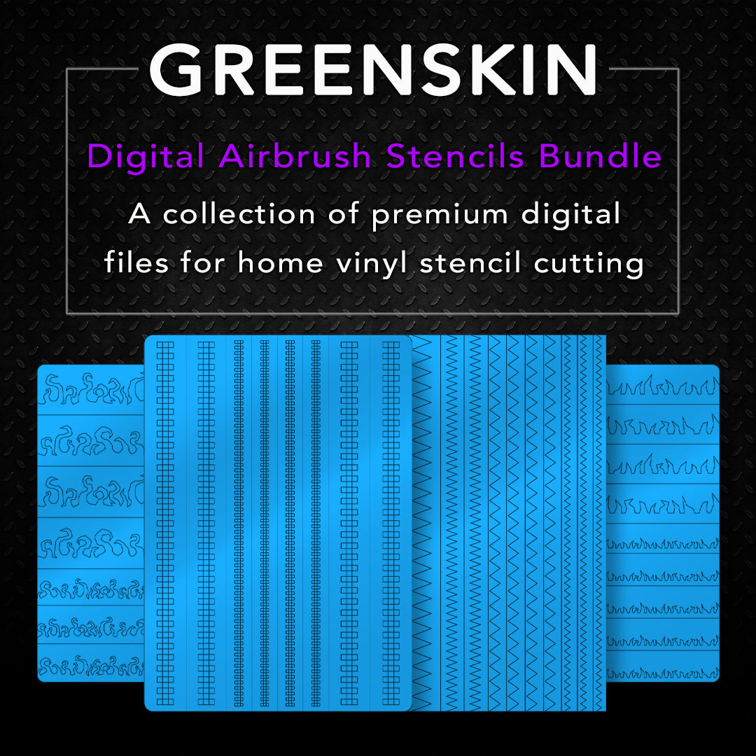 Greenskin Digital Airbrush Stencils Bundle