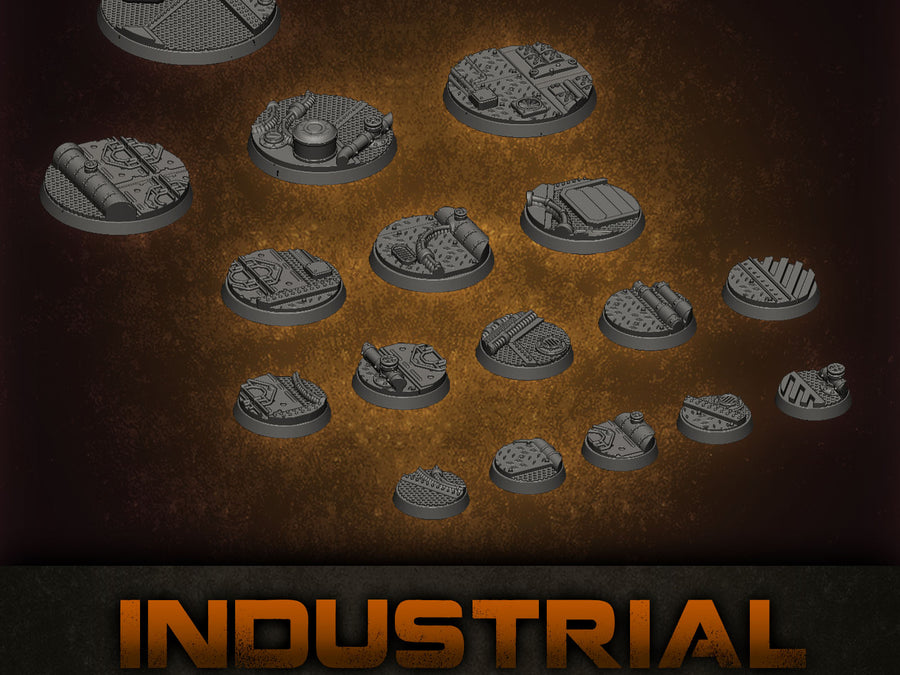 Industrial Skirmish Base Collection STL Set