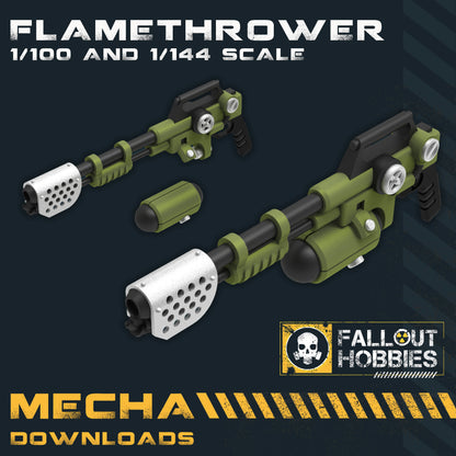 Flame Thrower 3D STL File Download