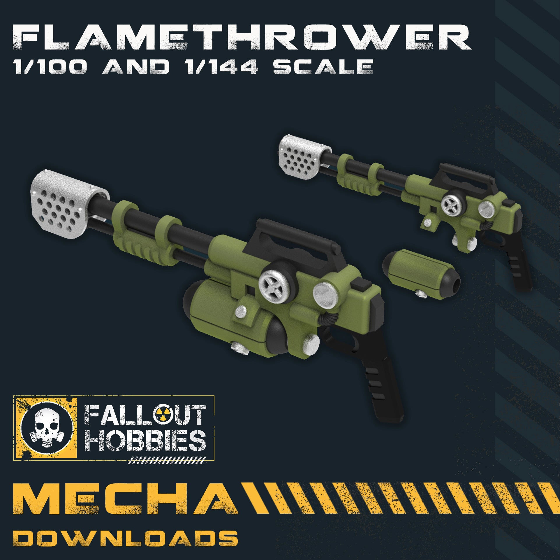 Flame Thrower 3D STL File Download