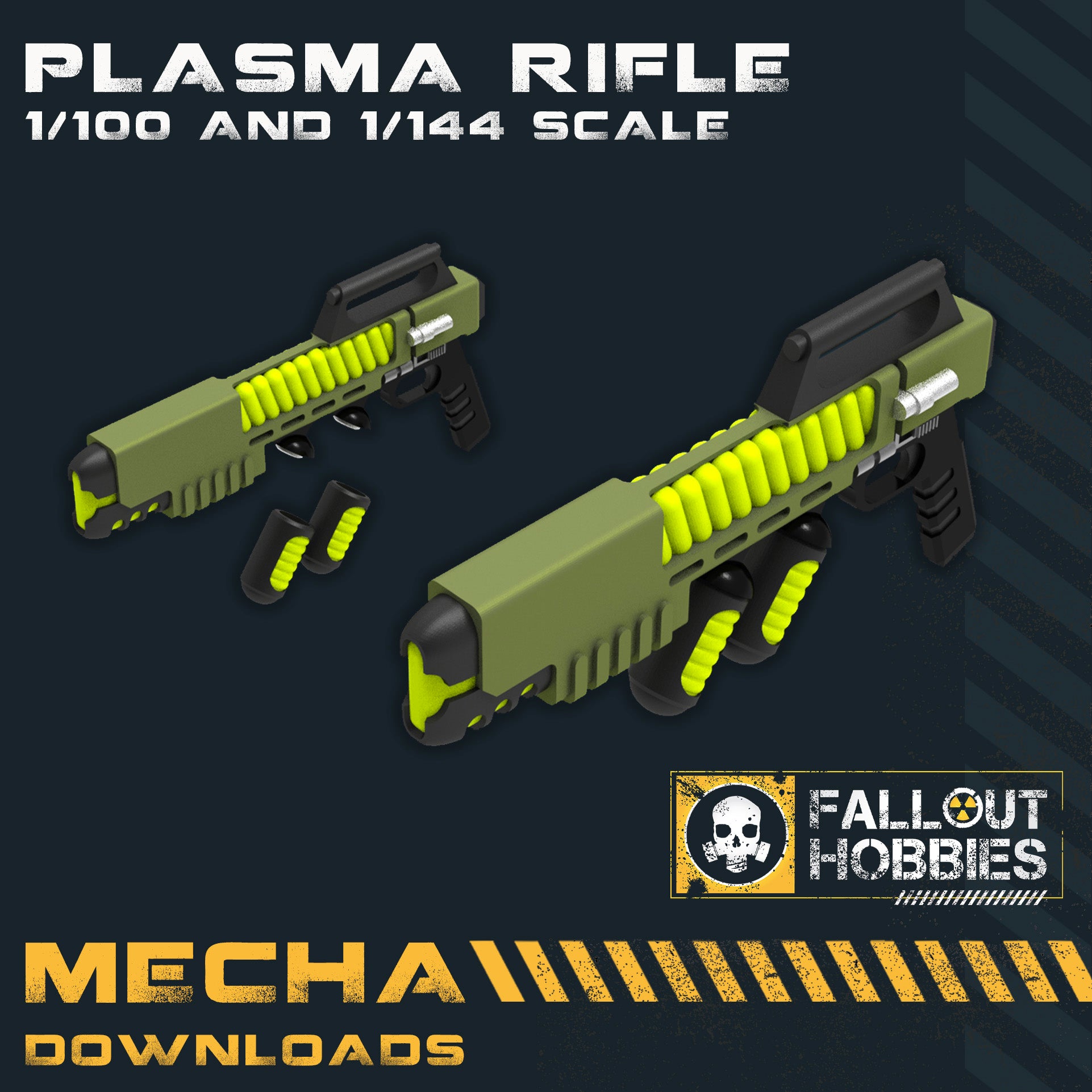Plasma Rifle Gun 3D STL File Download – Fallout Hobbies