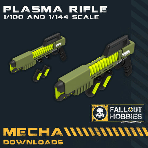 Plasma Rifle Gun 3D STL File Download