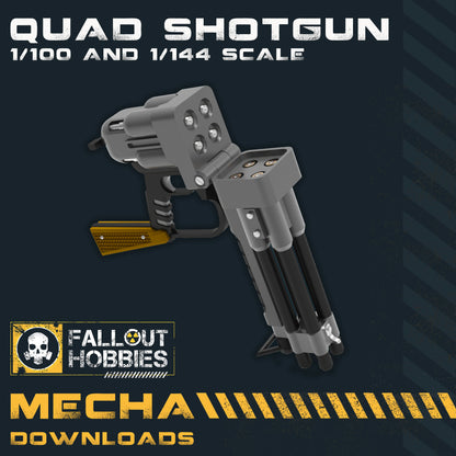 Quad Shotgun 3D STL File Download