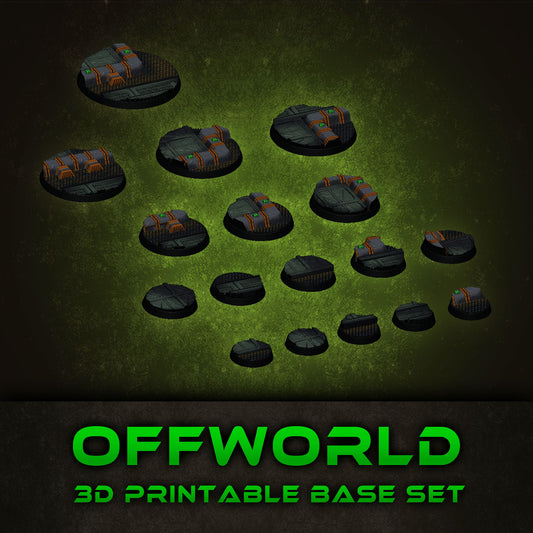 Offworld Skirmish Base Collection STL Set