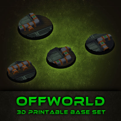 Offworld Skirmish Base Collection STL Set