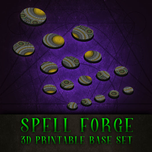 Spell Forge Skirmish Base Collection STL Set