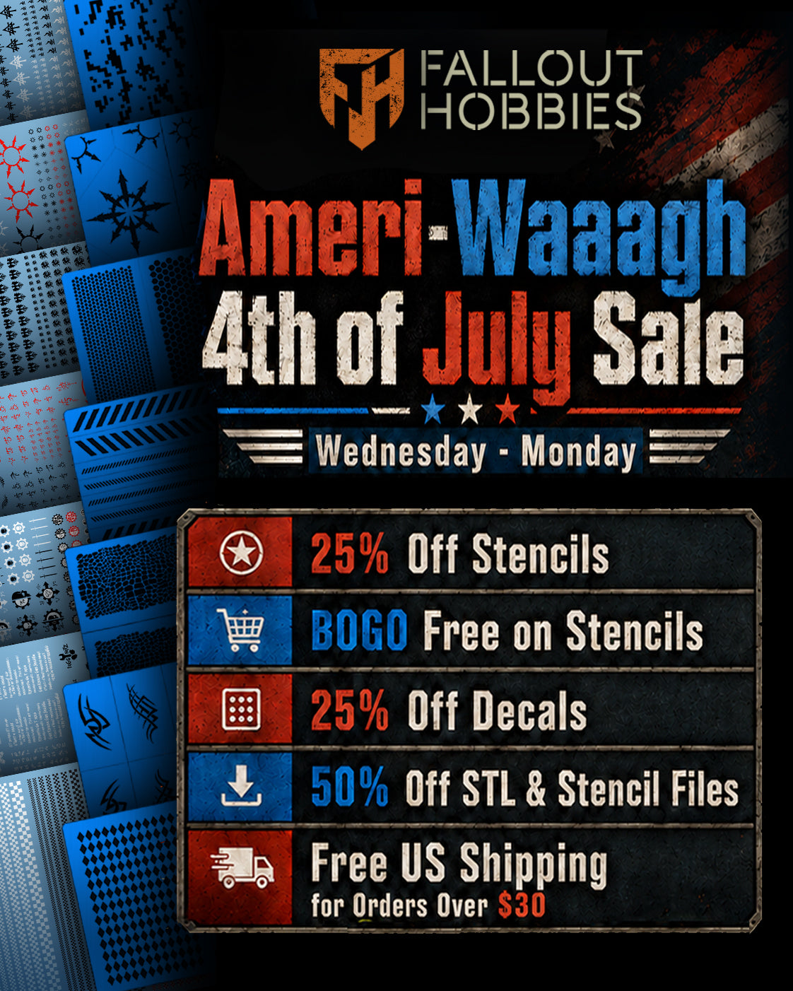 Ameri-Waaagh 4th of July Sale