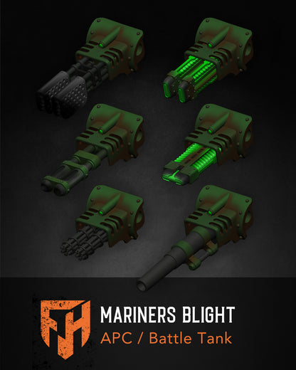 Mariners Blight APC / Battle Tank 28mm Vehicle STL Set
