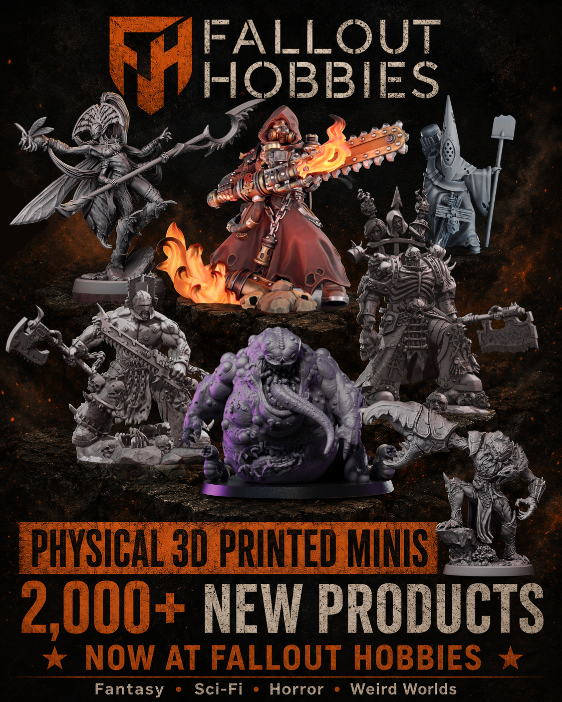 2000+ New Products Now at Fallout Hobbies