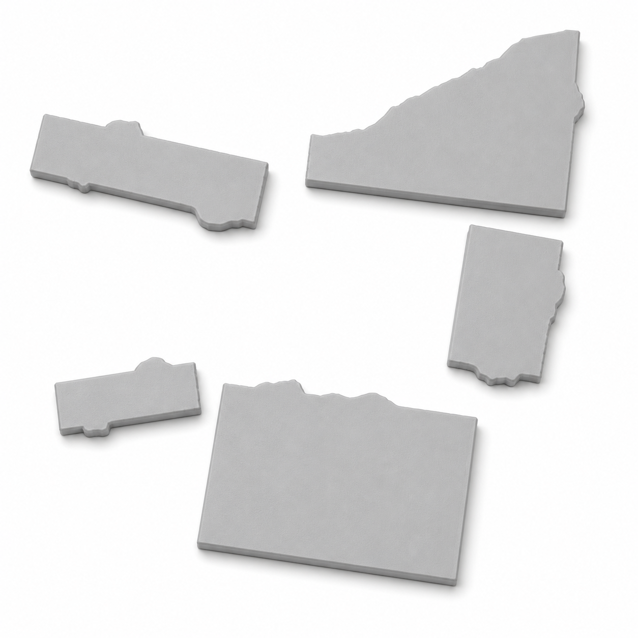 Battlefield Terrain Area Footprints — Free STL Set
