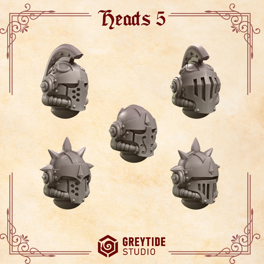 Crimson Lords Heads #5 x10 Resin Upgrade Parts product image