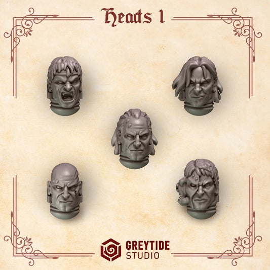 Crimson Lords Heads x10 Resin Upgrade Parts product image