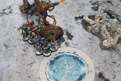 Snowy Tundra - Neoprene Battle Mat with Bag
