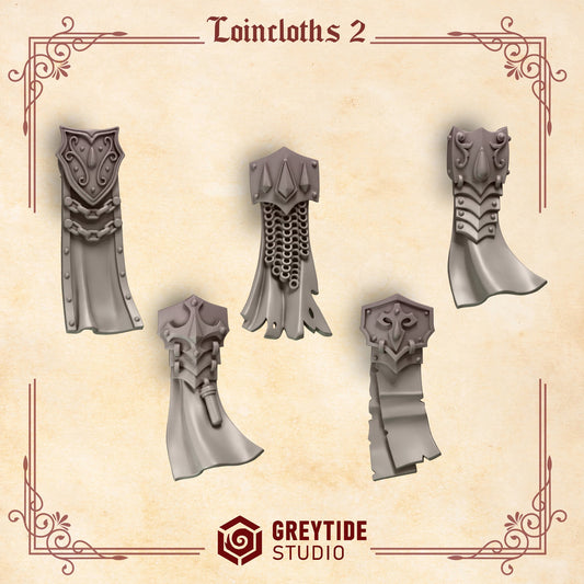 Crimson Lords Loincloths #2 x10 Resin Miniatures Set product image