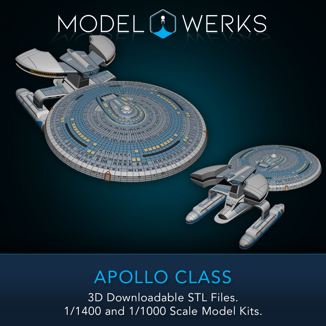 Ambassador Class 1/1000 and 1/1400 Mega-Bundle STL Download
