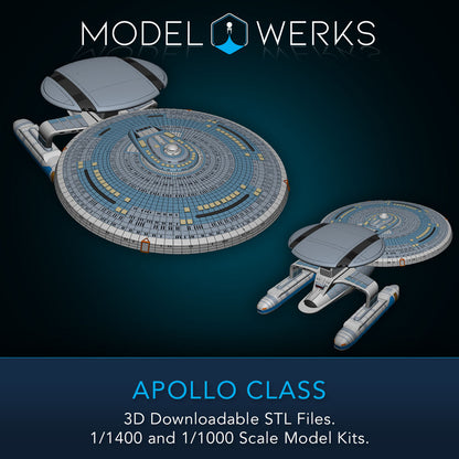 Ambassador Class 1/1000 and 1/1400 Mega-Bundle STL Download