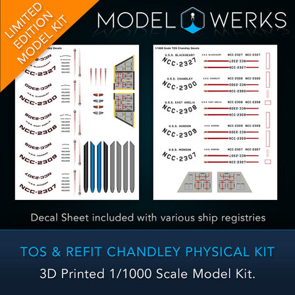 1/000 Chandley Class Physical 3D Printed Kit