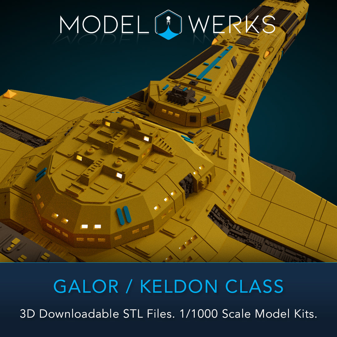 1/1000 Galor / Keldon Class STL File Download