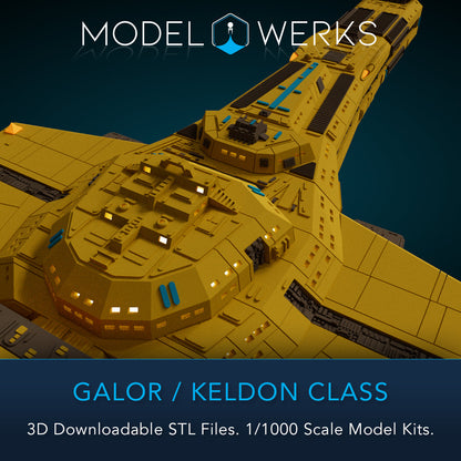 1/1000 Galor / Keldon Class STL File Download